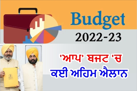 Punjab Budget 2022 - Bhagwant Mann